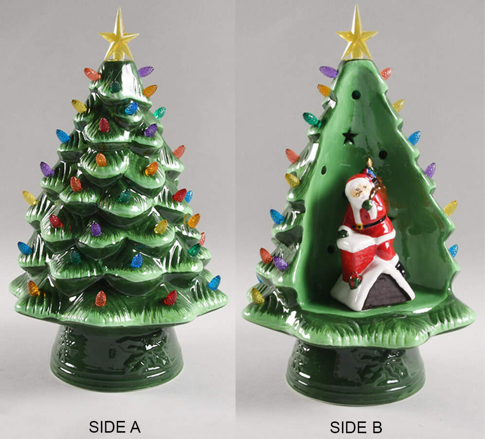 Nostalgic Giftware Chimney Santa Tree-Lighted - No Box by Mr Christmas-1
