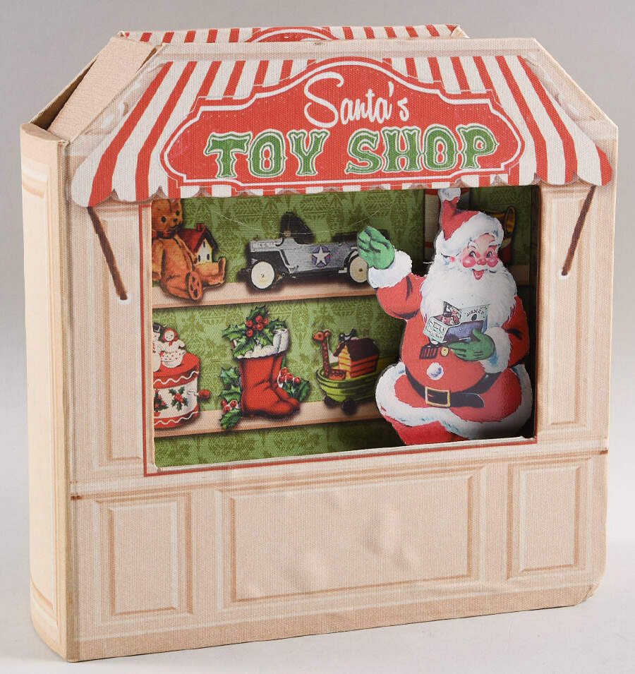 Nostalgic Giftware Santa's Toy Shop Storage Box - No Box by Mr Christmas-1