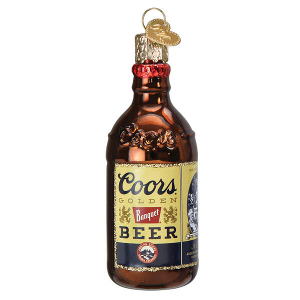 Wine, Spirits & More Coors Banquet Bottle - No Box by Old World Christmas (Newer)-1