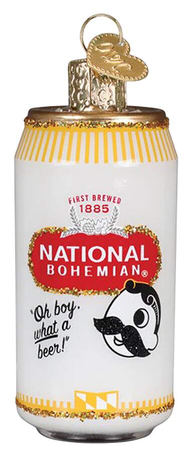 Wine, Spirits & More National Bohemian - No Box by Old World Christmas (Newer)-1