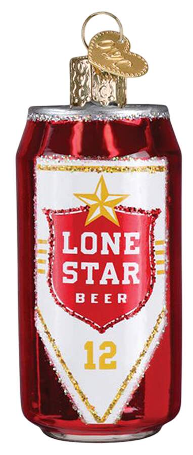 Wine, Spirits & More Lone Star Beer Can - No Box by Old World Christmas (Newer)-1