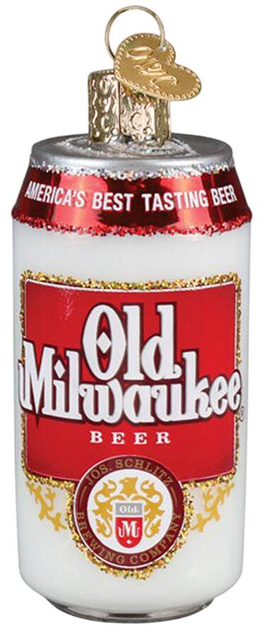 Wine, Spirits & More Old Milwaukee Beer Can - No Box by Old World Christmas (Newer)-1