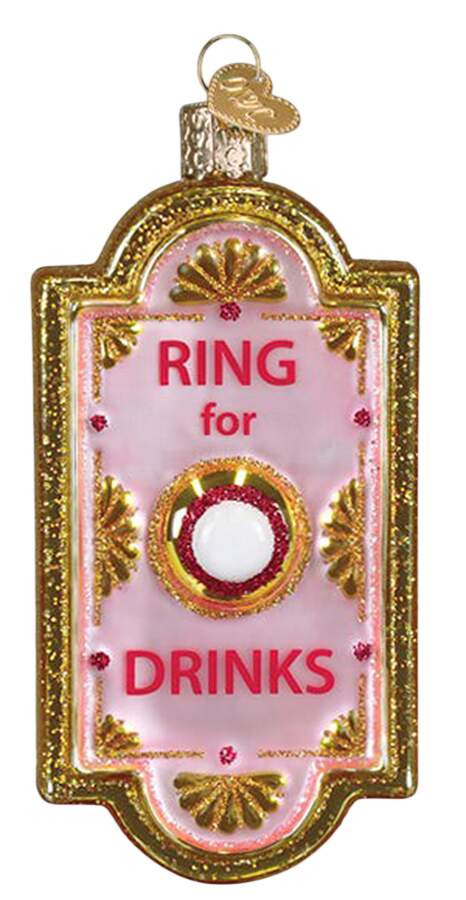 Wine, Spirits & More Ring For Drinks Doorbell - No Box by Old World Christmas (Newer)-1