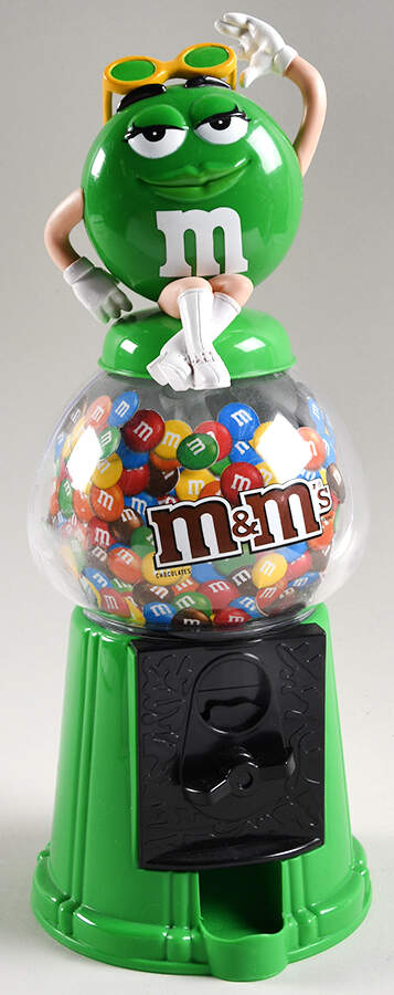 Novelty Green M&M's With Sunglasses - No Box by Mars Incorporated-1
