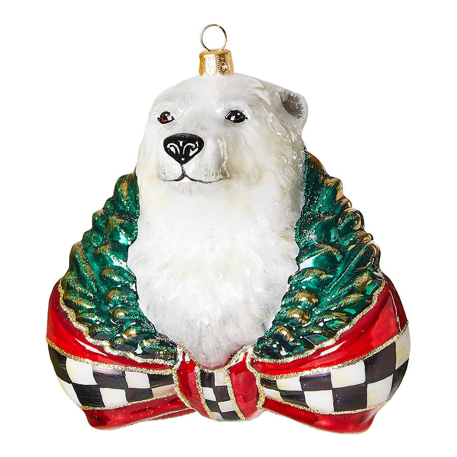 Cozy Christmas Ornaments Polar Bear - Boxed by MacKenzie-Childs-1