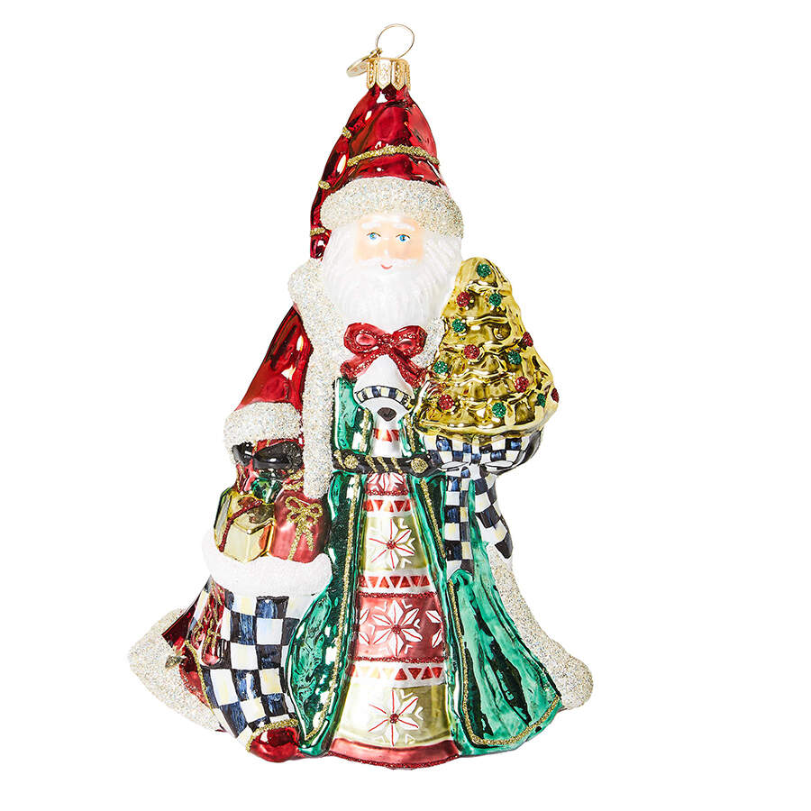 Cozy Christmas Ornaments Santa - Boxed by MacKenzie-Childs-1