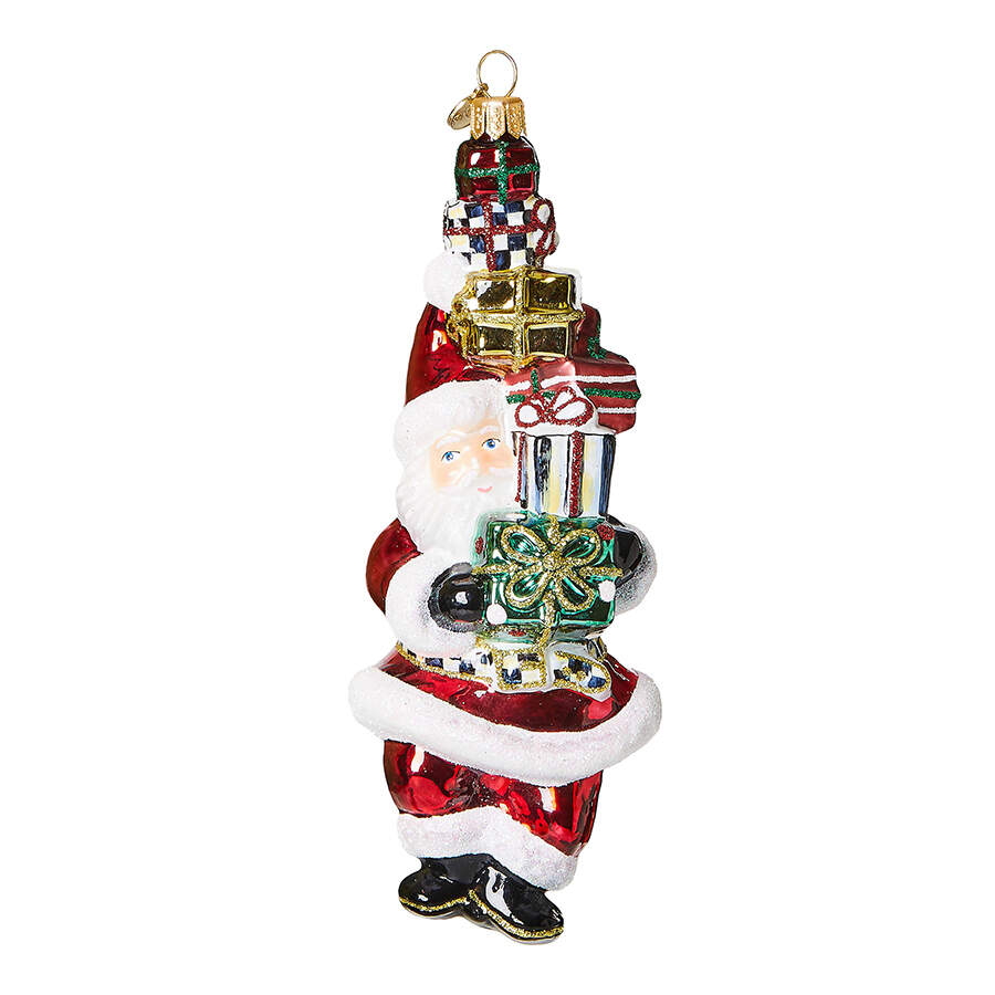 Cozy Christmas Ornaments Gifting Santa - Boxed by MacKenzie-Childs-1