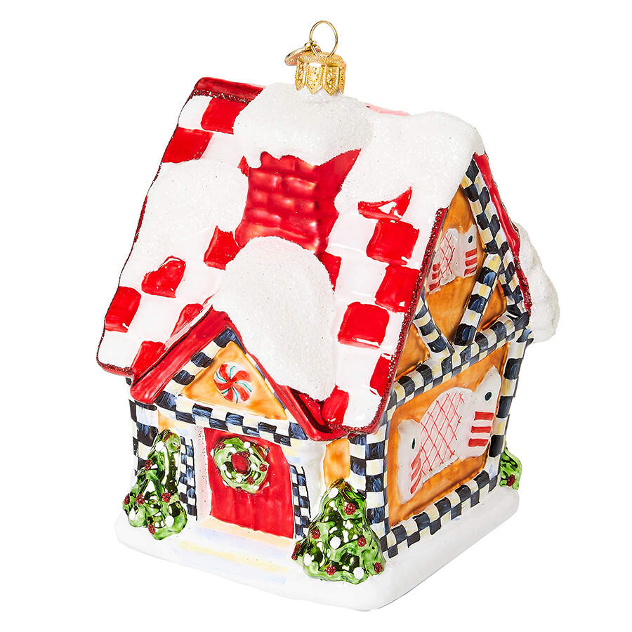 Bake Shop Ornaments Gingerbread Cottage - With Box by MacKenzie-Childs-1