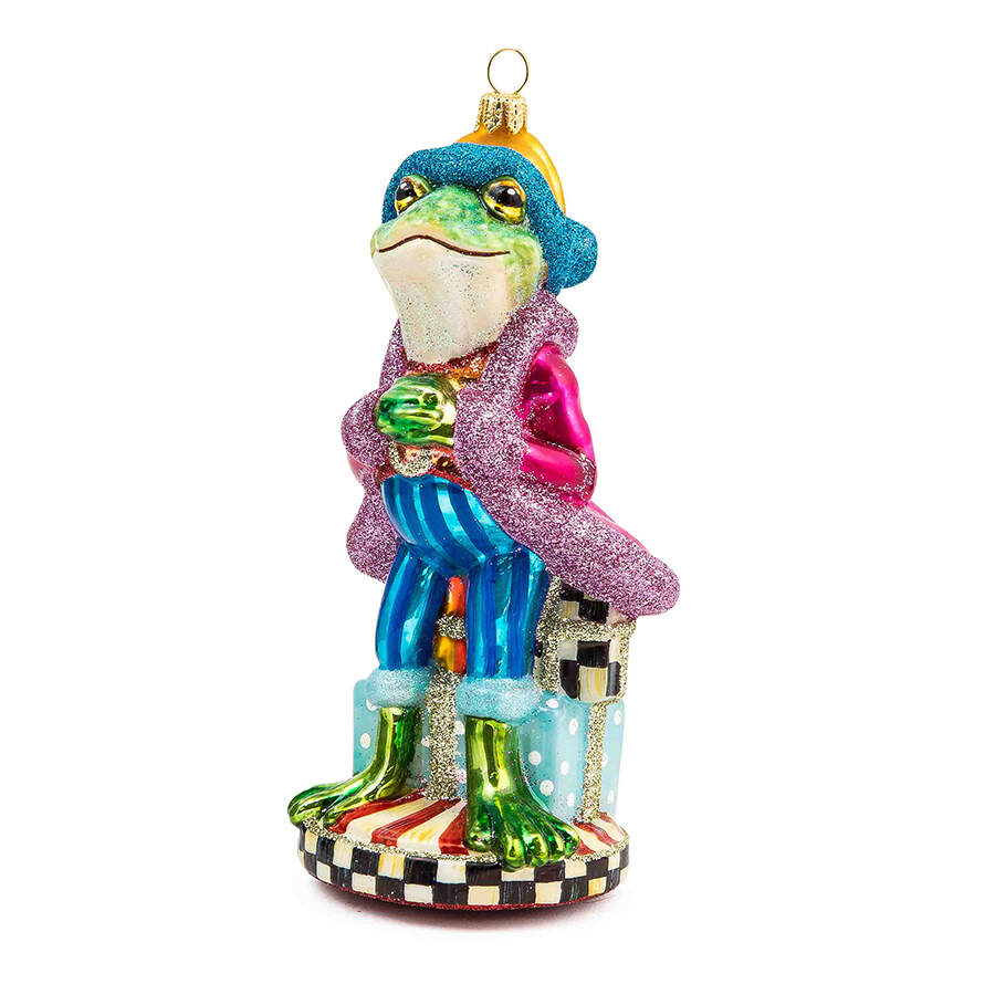 Granny Kitsch Ornaments Frog  - No Box by MacKenzie-Childs-1