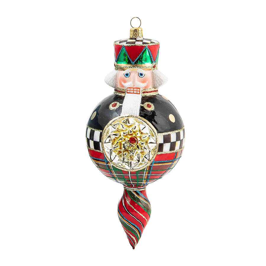 Tartastic Ornaments Nutcracker Reflector - Boxed by MacKenzie-Childs-1