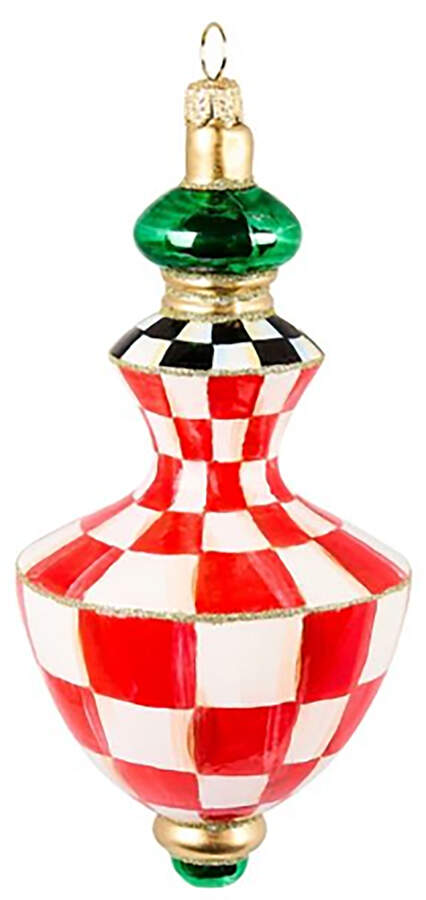 Check It Out Ornaments Hourglass Drop - Boxed by MacKenzie-Childs-1
