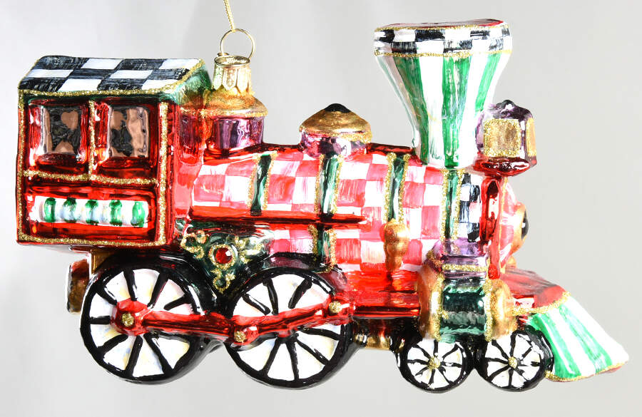 Check It Out Ornaments Train - Boxed by MacKenzie-Childs-1