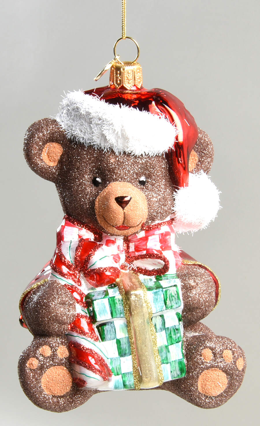 Check It Out Ornaments Teddy Bear - With Box by MacKenzie-Childs-1