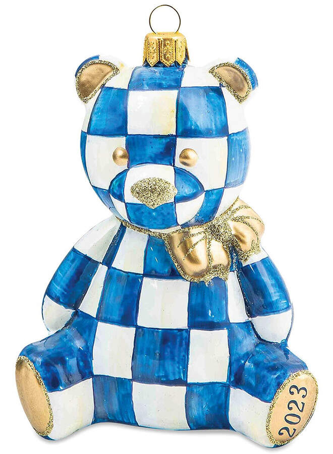 Annual Teddy Bears 2023 Royal Check Bear - No Box by MacKenzie-Childs-1