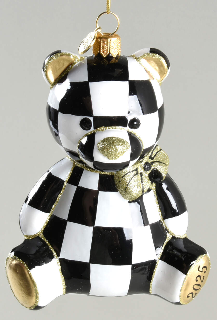 Annual Teddy Bears 2025 Courtly Check Bear - Boxed by MacKenzie-Childs-1