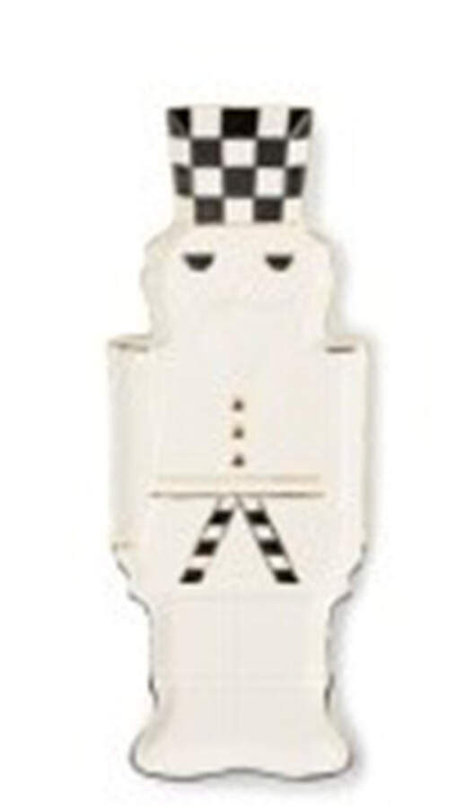 Courtly Noel Nutcracker Cookie Plate - No Box by MacKenzie-Childs-1