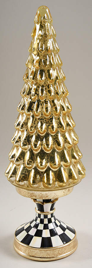 Courtly Noel Illuminated Glass Tree-Short - No Box by MacKenzie-Childs-1