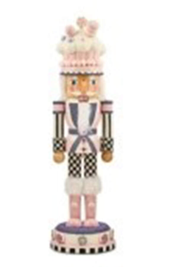 Rosy Check Holiday Decor Rosy Sweet Nutcracker - No Box by MacKenzie-Childs-1