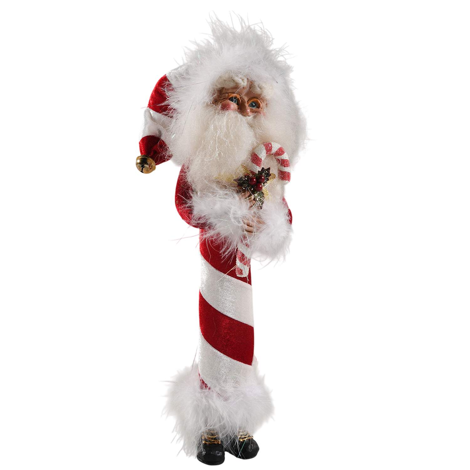 Mark Roberts Christmas Figurines Candy Cane Santa - No Box by Mark Roberts-1