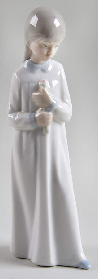 Kids in Sleepwear Girl With Candle - Boxed by Nao-1