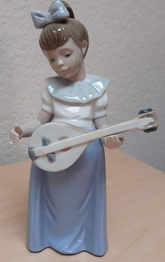 Kids with Musical Instruments Girl With Mandolin - Boxed by Nao-1