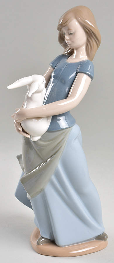 Kids with Animals Country Girl With Rabbit - No Box by Nao-1