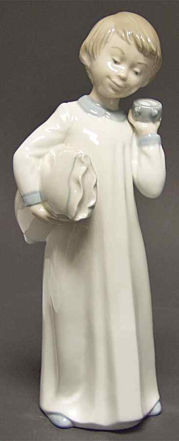 Kids in Sleepwear Boy With Clock - Boxed by Nao-1