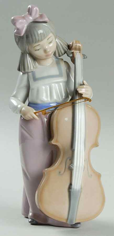 Kids with Musical Instruments Girl With Cello - Boxed by Nao-1