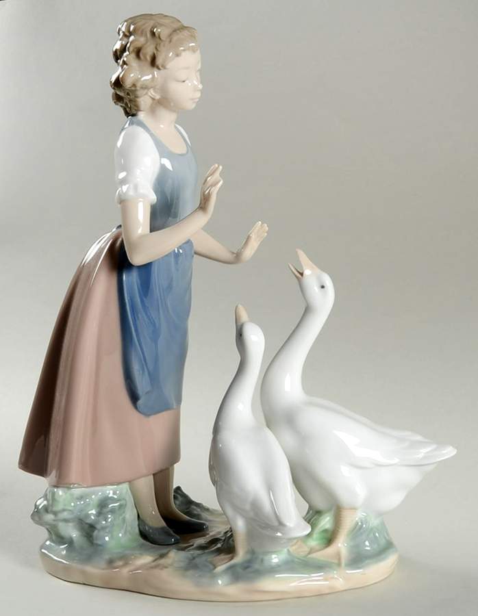 Kids with Birds Or Butterflies Teaching The Geese - Boxed by Nao-1