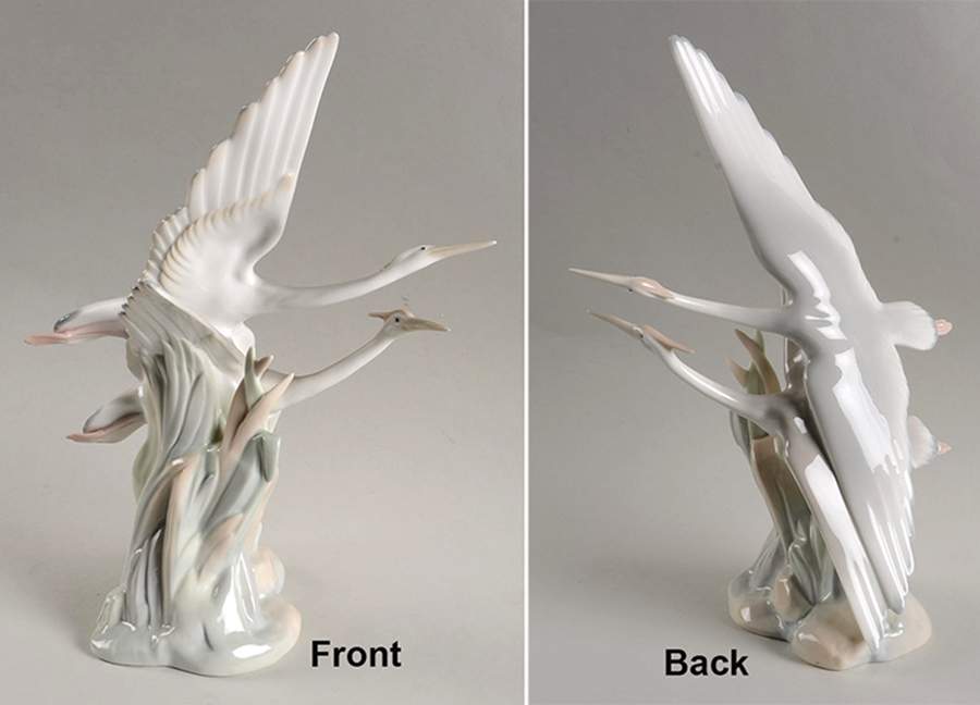 Birds & Butterflies Herons In Flight-Brown Head - Boxed by Nao-1