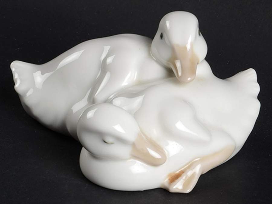Birds & Butterflies Ducks-Pair - Boxed by Nao-1