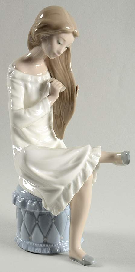 Kids in Sleepwear Girl Combing Hair - No Box by Nao-1