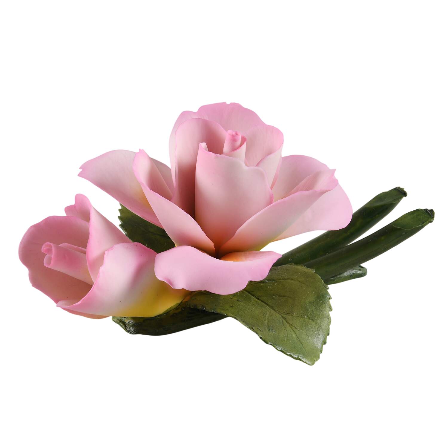 Capodimonte Flowers Double Pink Rose - No Box by Napoleon-1