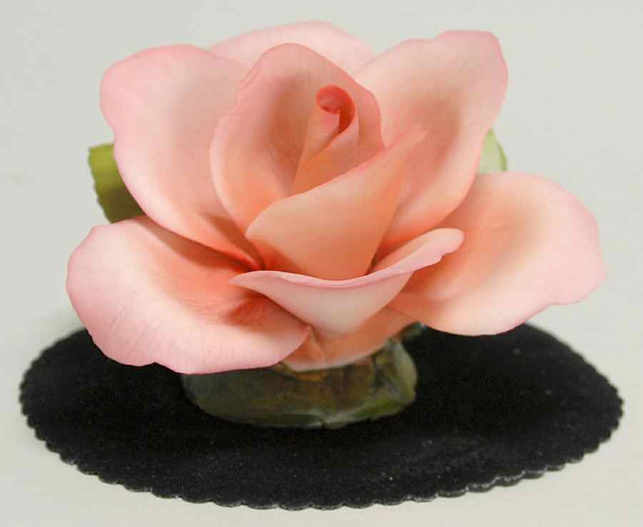 Capodimonte Flowers Single Rose-Aurora - No Box by Napoleon-1