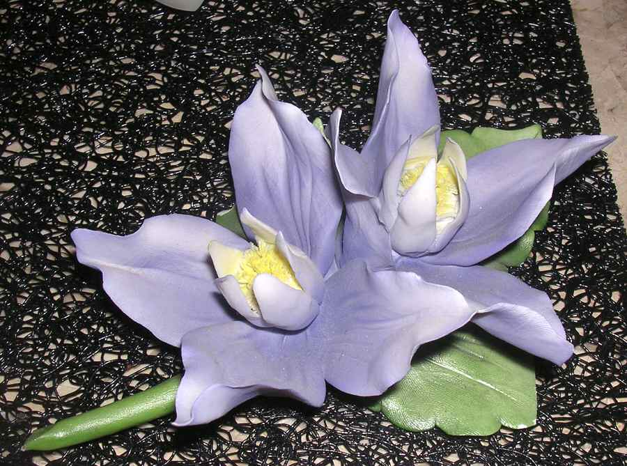 Capodimonte Flowers Lavendar Flower - No Box by Napoleon-1