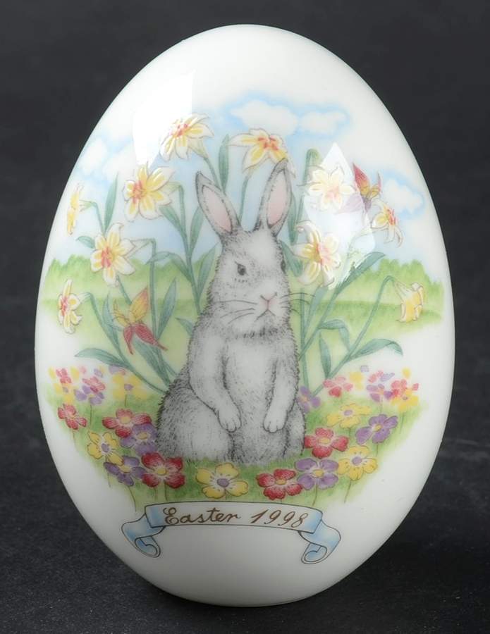 Noritake Easter Egg Rabbit And Flowers Without Stand - No Box by Noritake-1