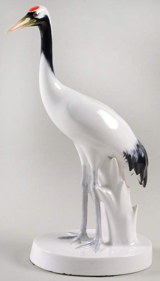 Noritake Figurines Crane Standing - No Box by Noritake-1