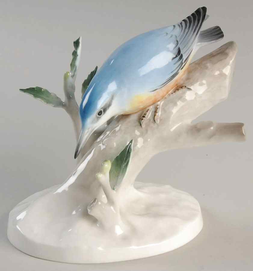 Noritake Figurines Blue Bird On Branch - Boxed by Noritake-1