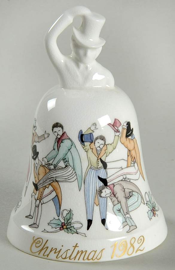 Christmas Bell 10 Lords A Leaping - Boxed by Noritake-1