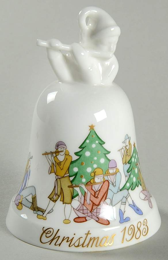 Christmas Bell 11 Pipers Piping - Boxed by Noritake-1