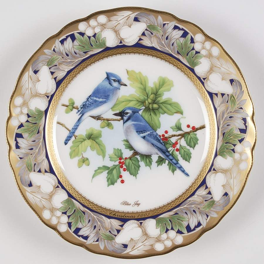 Birds of America-Christmas Blue Jay - Boxed by Noritake-1