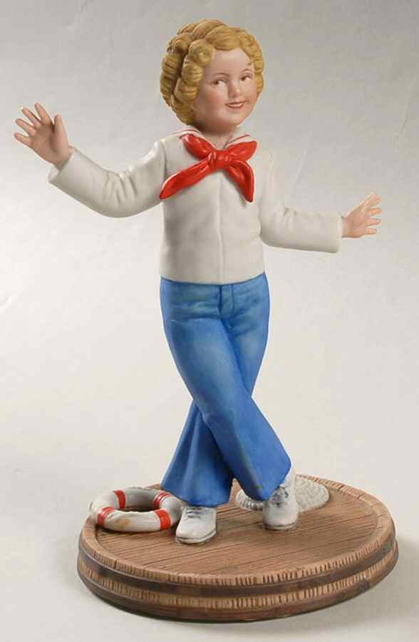 Shirley Temple Collection Figurines Captain January - No Box by Nostalgia Collect-1
