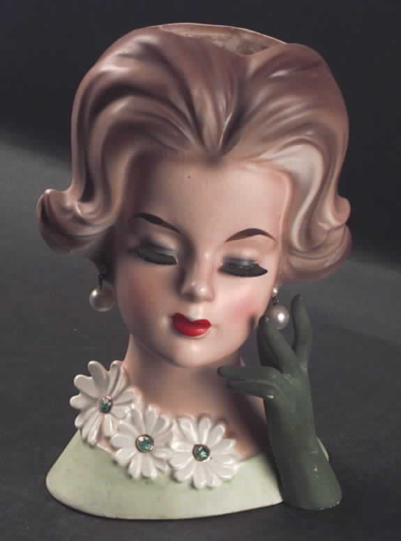 Napco Head Vases Green Glove - No Box by Napco-1
