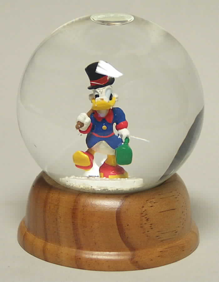 Disney Holiday Snowglobe Scrooge McDuck-Labor Day  - No Box by New England-1
