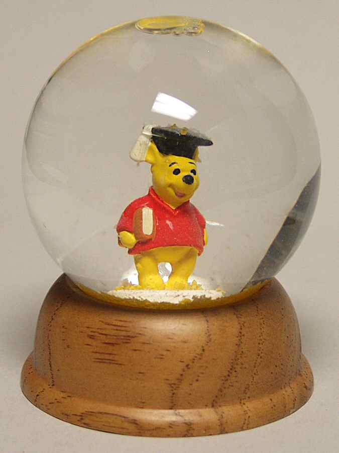 Disney Holiday Snowglobe Winnie The Pooh-Grad Day - No Box by New England-1