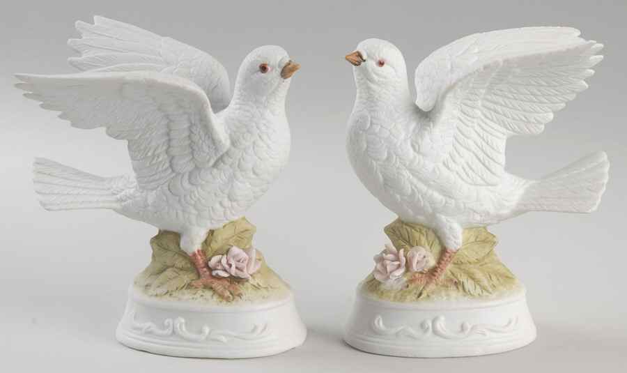 Napco Figurines and Giftware Doves-Pair - Boxed by Napco-1
