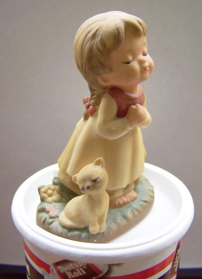 Napco Figurines and Giftware Girl W/ Kitten - Boxed by Napco-1