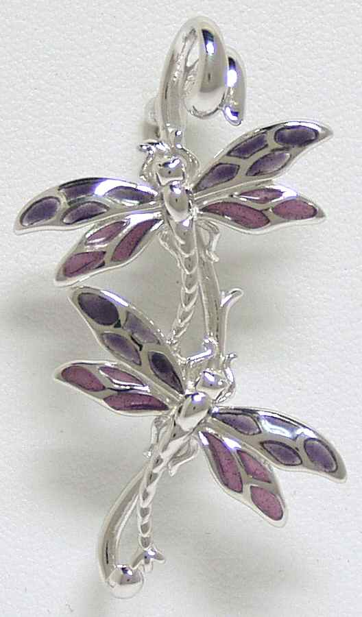 Nicole Barr Jewelry Dragonfly Double-Purple - Boxed by Nicole Barr Jewelry-1