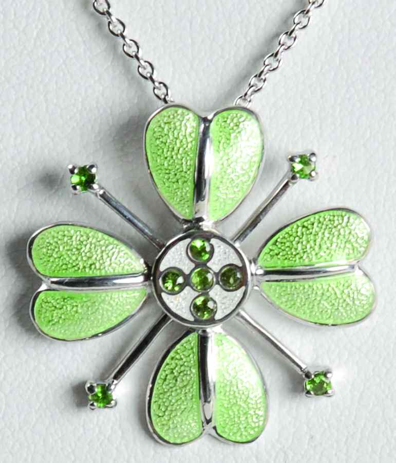 Nicole Barr Jewelry 4 Heart Lime-Tsavorite - Boxed by Nicole Barr Jewelry-1