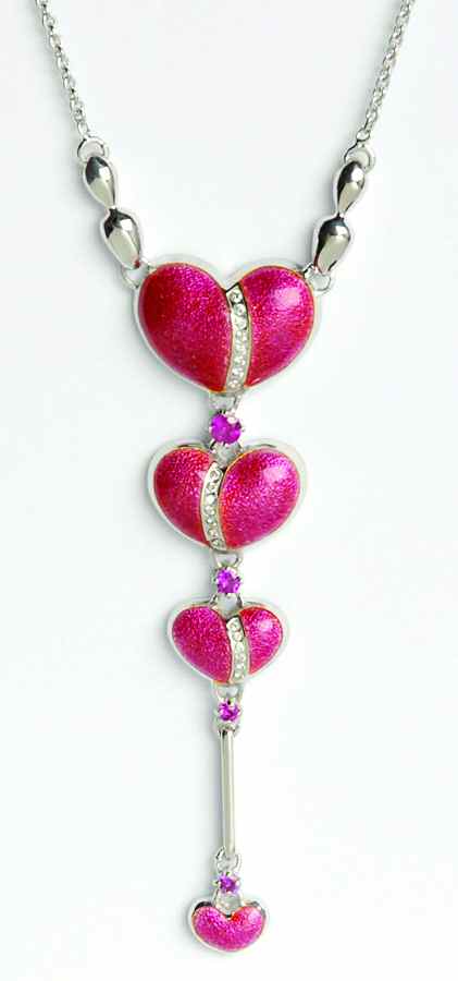Nicole Barr Jewelry Heart Drop Red-Diamond - Boxed by Nicole Barr Jewelry-1